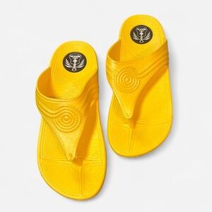 Vintage Yellow Platform Sandals